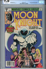Load image into Gallery viewer, Moon Knight #1 CGC 9.8 Newsstand
