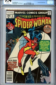 Spider-Woman #1 CGC 9.4 WP