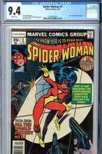 Load image into Gallery viewer, Spider-Woman #1 CGC 9.4 WP
