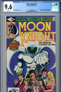 Moon Knight #1 CGC 9.6 WP