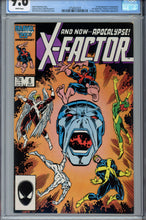 Load image into Gallery viewer, X-Factor #6 CGC 9.6 WP 1st Apocalypse
