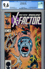 Load image into Gallery viewer, X-Factor #6 CGC 9.6 WP 1st Apocalypse
