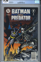 Load image into Gallery viewer, Batman Versus Predator #1 CGC 9.8 Newsstand
