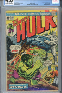 Incredible Hulk #180 CGC 4.0 1st Wolverine