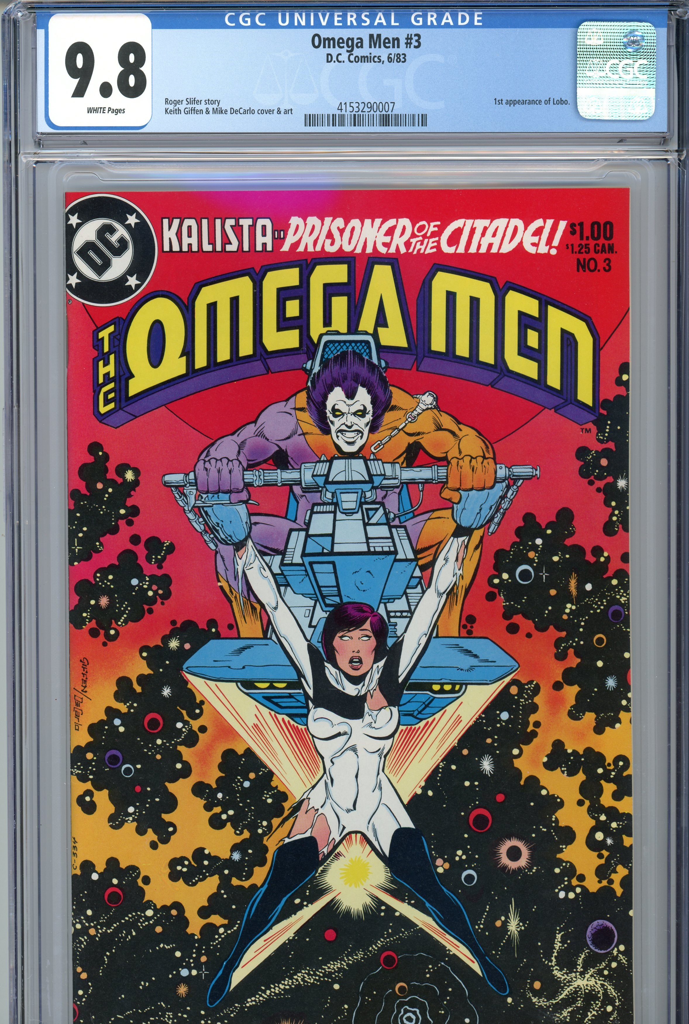 Omega Men #1 CGC 9.8 1st Lobo – Out of the Vault Collectibles