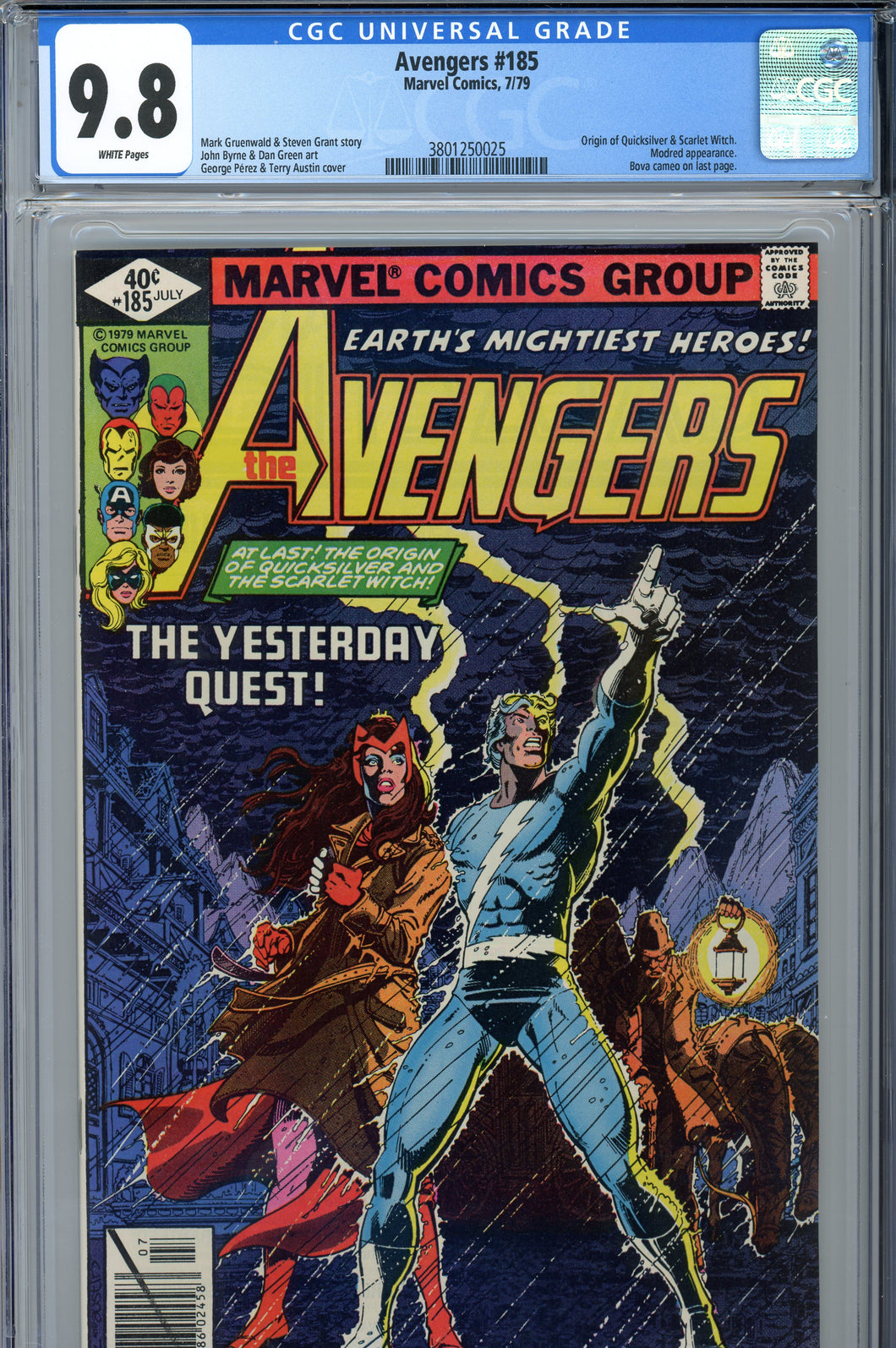 Avengers #185 CGC 9.8