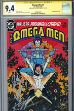 Load image into Gallery viewer, The Omega Men #3 CGC 9.4  SS Giffen Lobo Sketch
