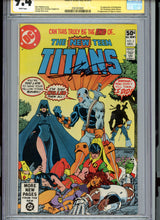Load image into Gallery viewer, New Teen Titans #2 - FIRST DEATHSTROKE!  CGC 9.4 Signature Series White Pages - Signed Perez
