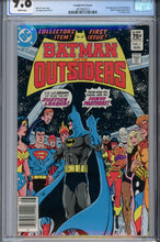 Load image into Gallery viewer, Batman and the Outsiders #1 CGC 9.8 CPV
