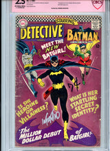 Load image into Gallery viewer, Detective Comics #359 - FIRST Batwoman!!! Signed Infantino CBCS 2.5
