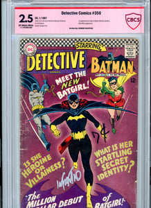Detective Comics #359 - FIRST Batwoman!!! Signed Infantino CBCS 2.5