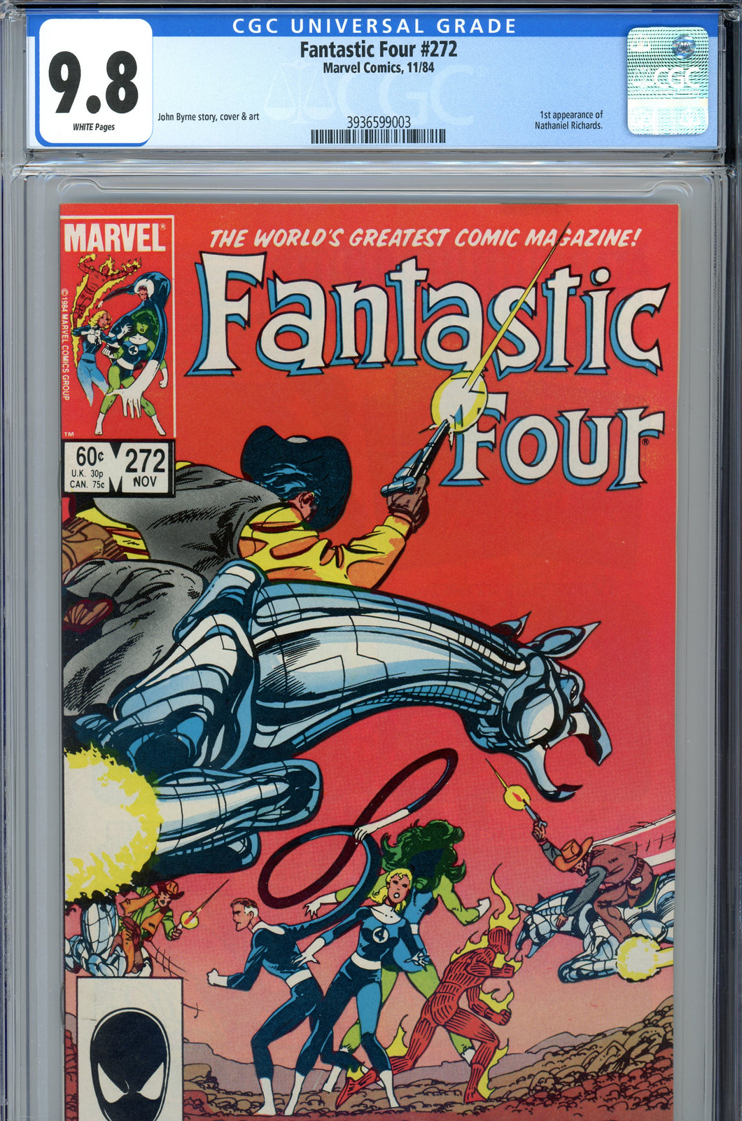 Fantastic Four #272 CGC 9.8 1st Nathaniel Richards