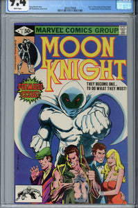 Moon Knight #1 CGC 9.4 1st Bushman