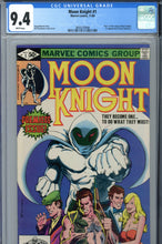Load image into Gallery viewer, Moon Knight #1 CGC 9.4 1st Bushman

