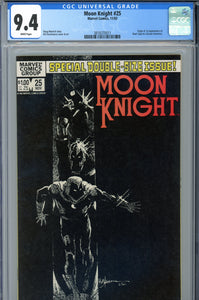 Moon Knight #25 CGC 9.4 1st Black Spectre
