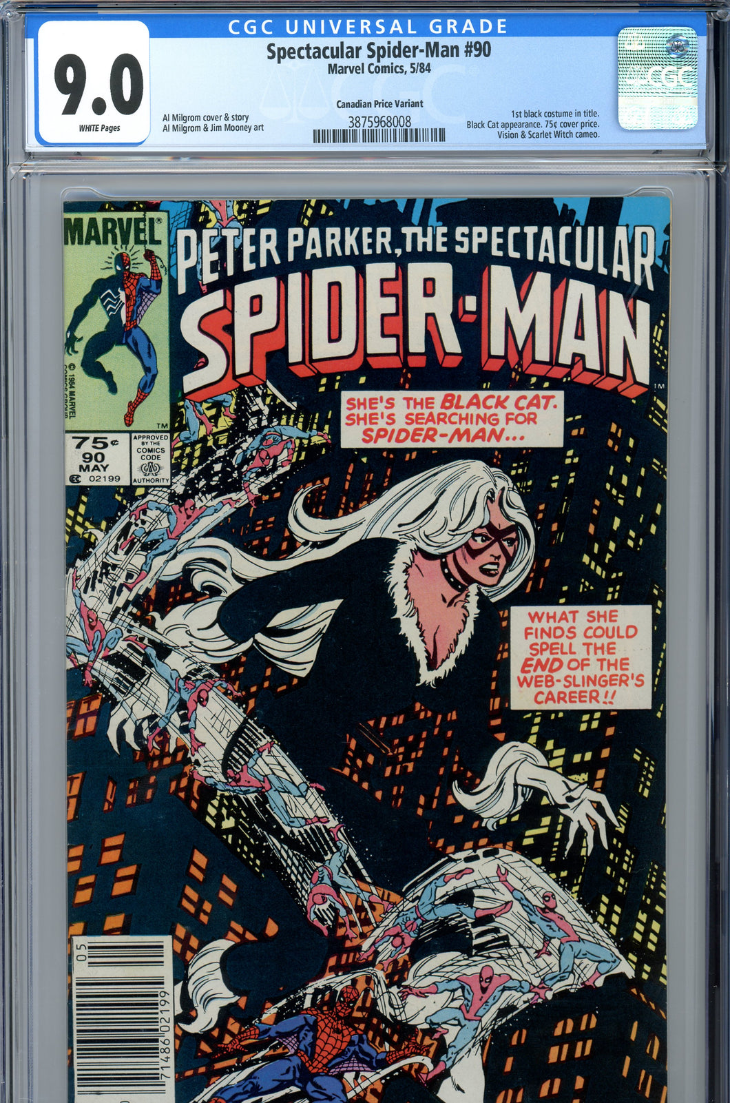 Spectacular Spider-Man #90 CGC 9.0 Canadian