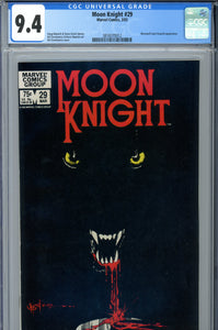 Moon Knight #29 CGC 9.4