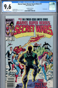 Secret Wars #11 CGC 9.6 Canadian Price Variant