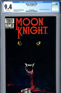 Moon Knight #29 CGC 9.4