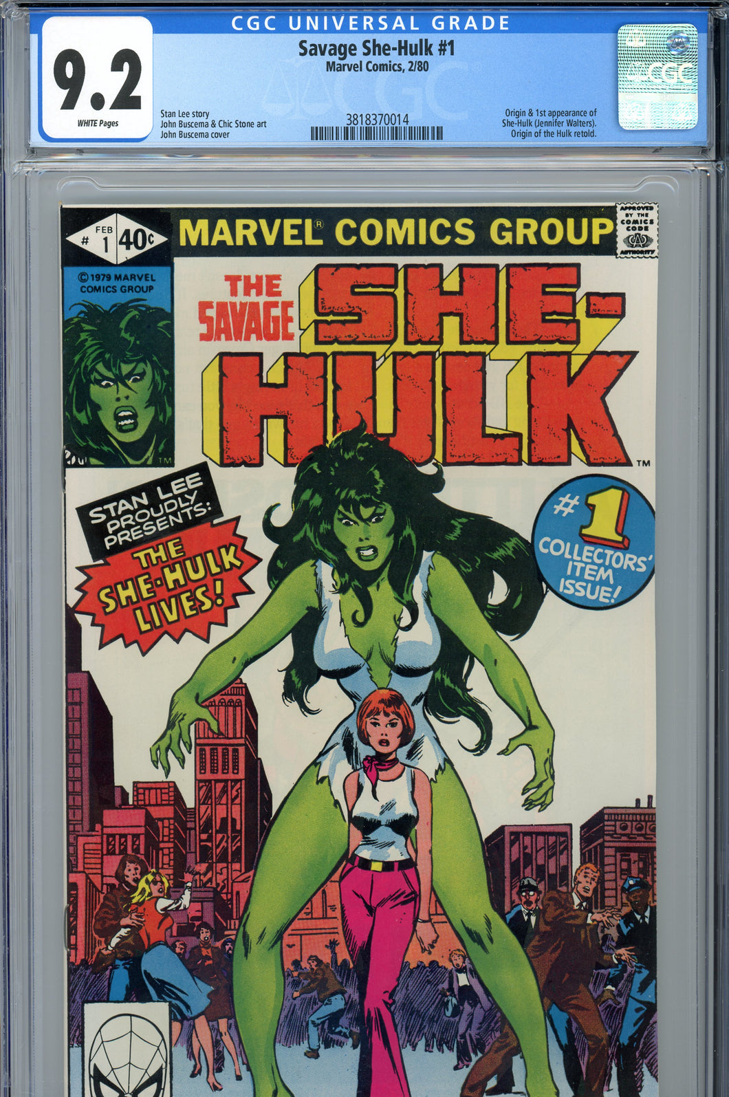 Savage She-Hulk #1 CGC 9.2