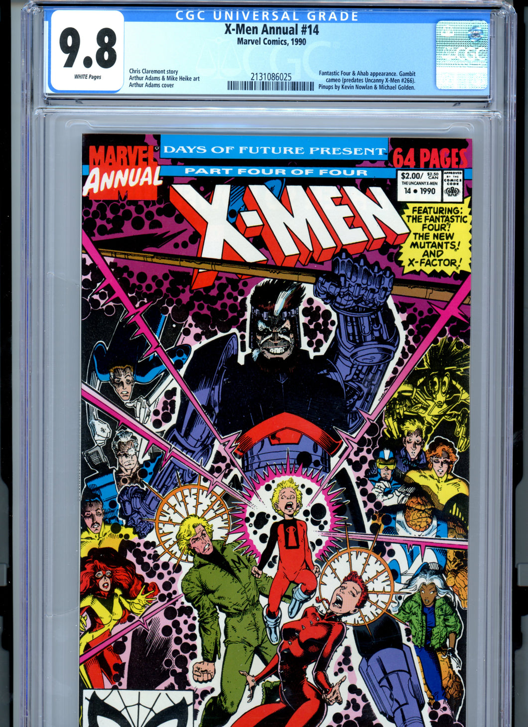 X-Men Annual 14- First Gambit - Pre-Dates 266 CGC 9.8 (Uncanny)