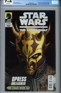 Free Comic Book Day Star Wars: The Clone Wars CGC 9.2