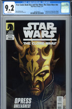 Load image into Gallery viewer, Free Comic Book Day Star Wars: The Clone Wars CGC 9.2
