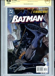 Batman #608 - HUSH - Signed Jim Lee - CBCS 9.8