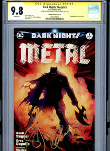 Dark Nights Metal #1 - Signed Capullo / Snyder CGC 9.8 - CAPULLO VARIANT Edition (A)
