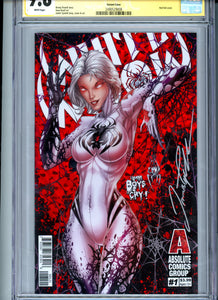 White Widow #1 - COVER B - Signed by Jamie Tyndall - CGC 9.8