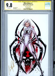 White Widow #1 - Venom Virgin Variant - CGC 9.8 - Signed Tyndall
