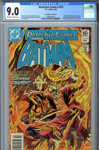 Detective Comics #523 CGC 9.0 Canadian Price Variant