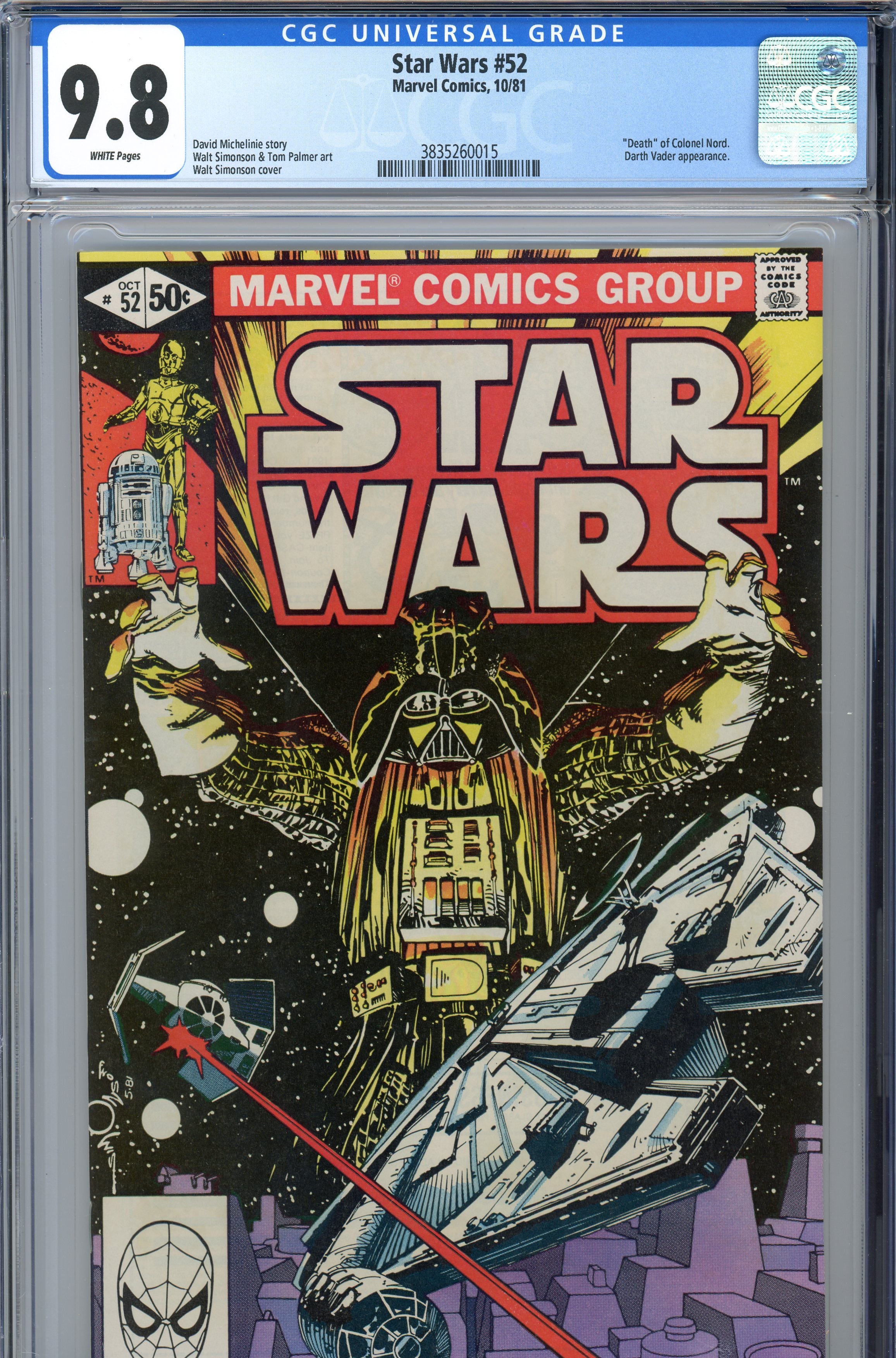 Star Wars #52 CGC 9.8 – Out of the Vault Collectibles Star Wars #52 CGC 9.8 – Out of the Vault Collectibles
