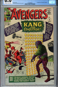 Avengers #8 CGC 8.0 1st Kang