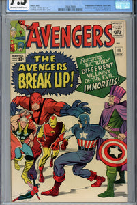 Avengers #10 CGC 7.5 1st Immortus