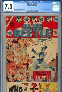 Blue Beetle #1 1967 CGC 7.0 1st The Question