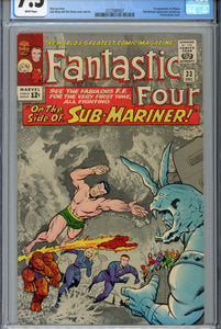 Fantastic Four #33 CGC 7.5 WP 1st Attuma