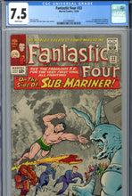 Load image into Gallery viewer, Fantastic Four #33 CGC 7.5 WP 1st Attuma
