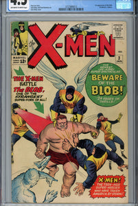 X-Men #3 CGC 4.5 1st Blob
