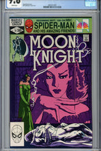 Load image into Gallery viewer, Moon Knight 14 CGC 9.8 1st Stained Glass Scarlet

