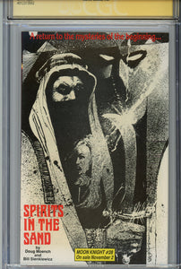 Moon Knight #27 CGC 9.8 Triple Signed Double Sketch
