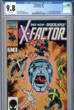 Load image into Gallery viewer, X-Factor #6 CGC 9.8 1st Apocalypse
