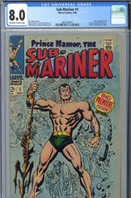 Load image into Gallery viewer, Prince Namor, The Sub-Mariner #1 CGC 8.0
